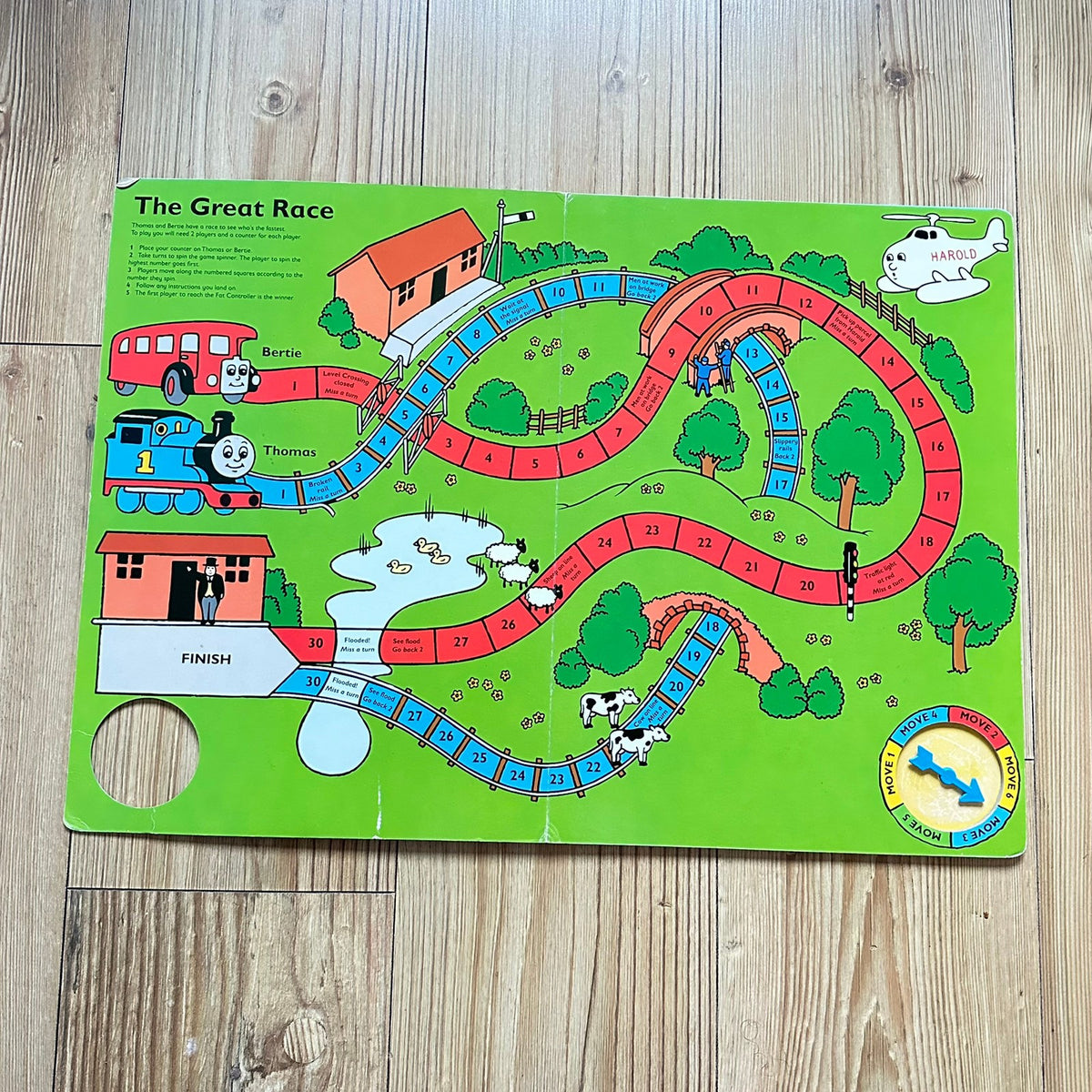 THOMAS Stor bok med Brettspill (1997)