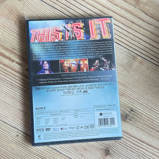 This is it - Michael Jackson (DVD) - Ny i plast