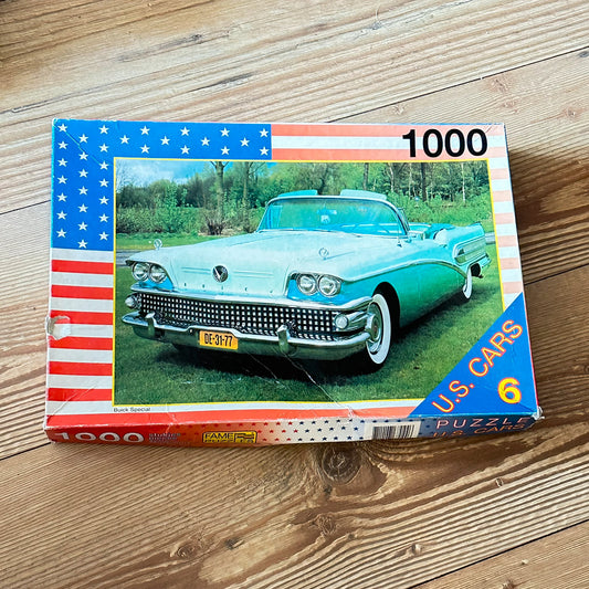 Vintage Puslespill U.S. CARS 6 - BUICK SPECIAL (fra 1958)- Ny / Forseglet !