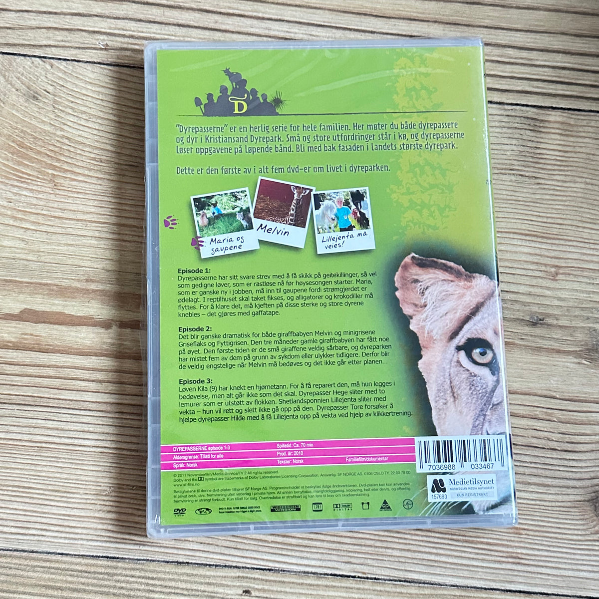 Dyrepasserne (DVD) - Ny i plast!