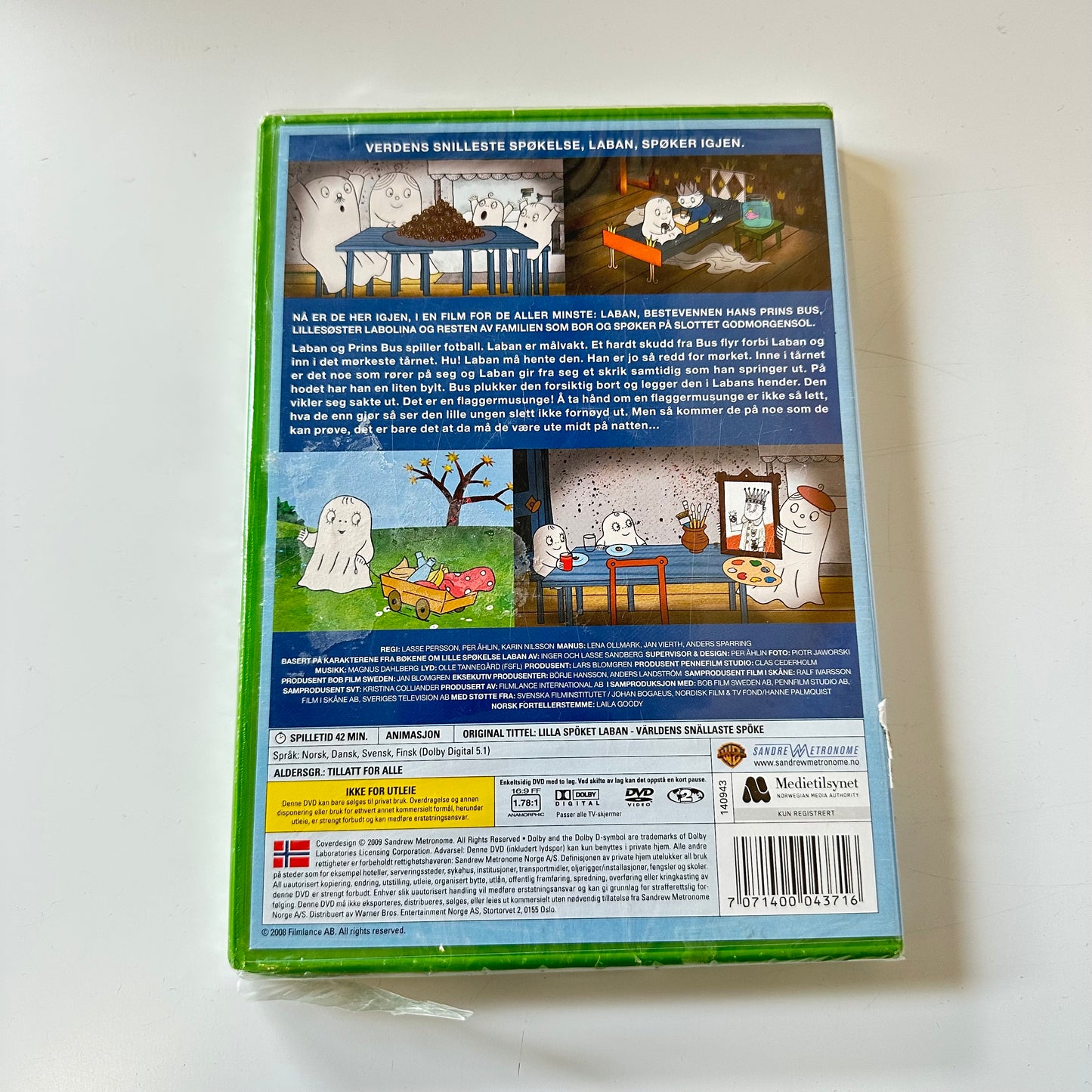 Laban - Verdens snilleste spøkelse (DVD) - Ny i plast !