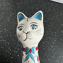 Vintage
Porselens Katt med blomster