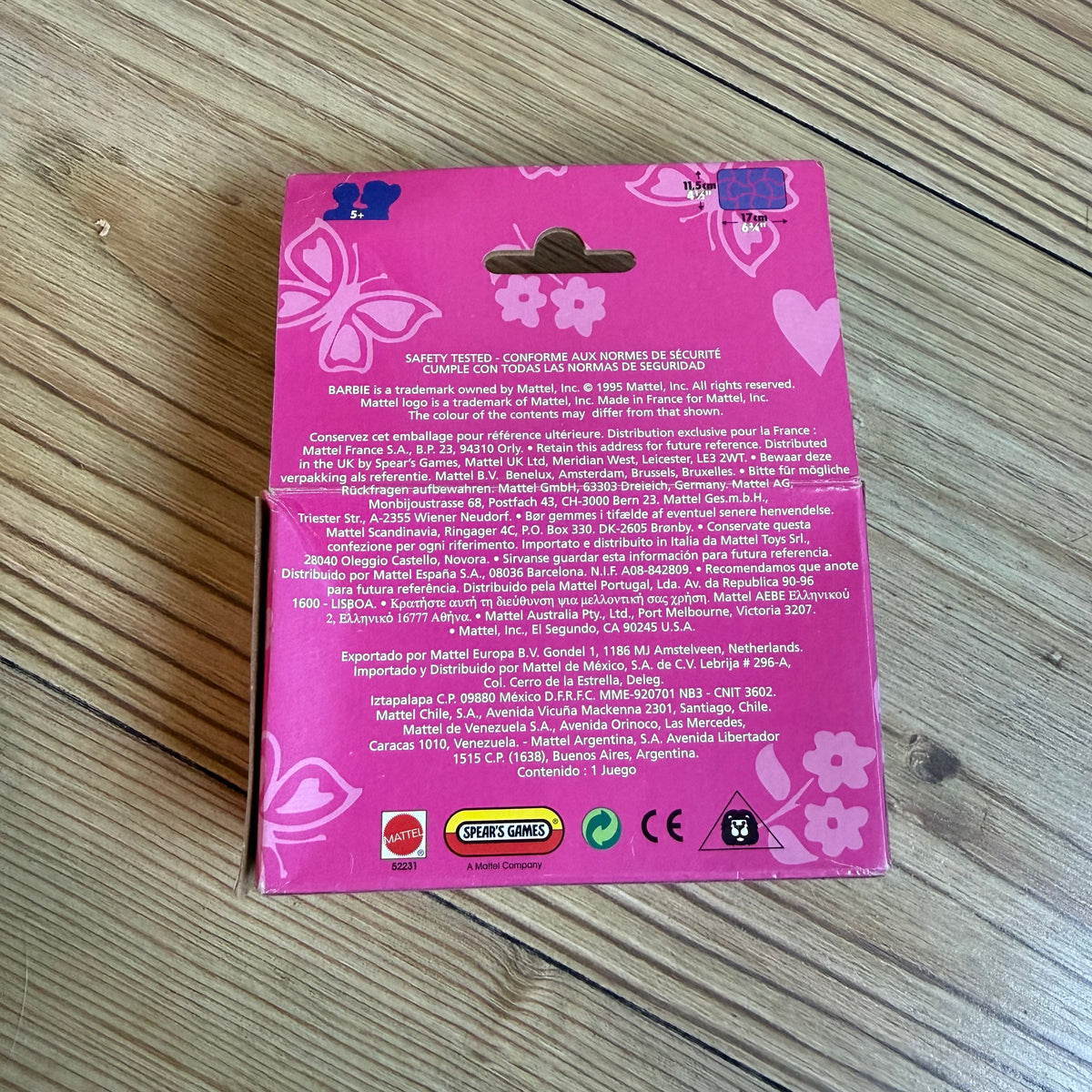 Barbie mini puslespill (1995) - Uåpnet !