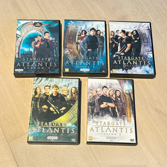 STARGATE ATLANTIS - komplett serie (DVD) Norsk tekst