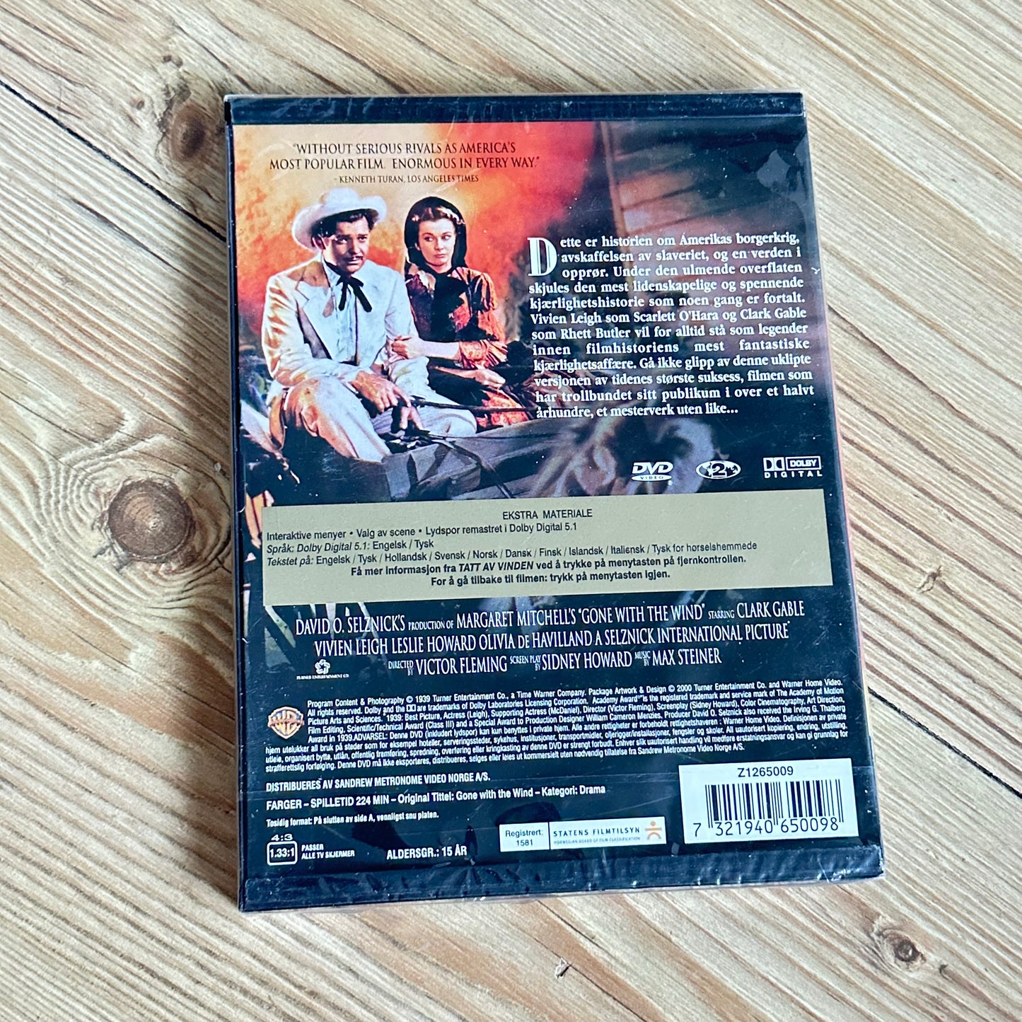 Tatt av vinden (DVD) Ny i plast