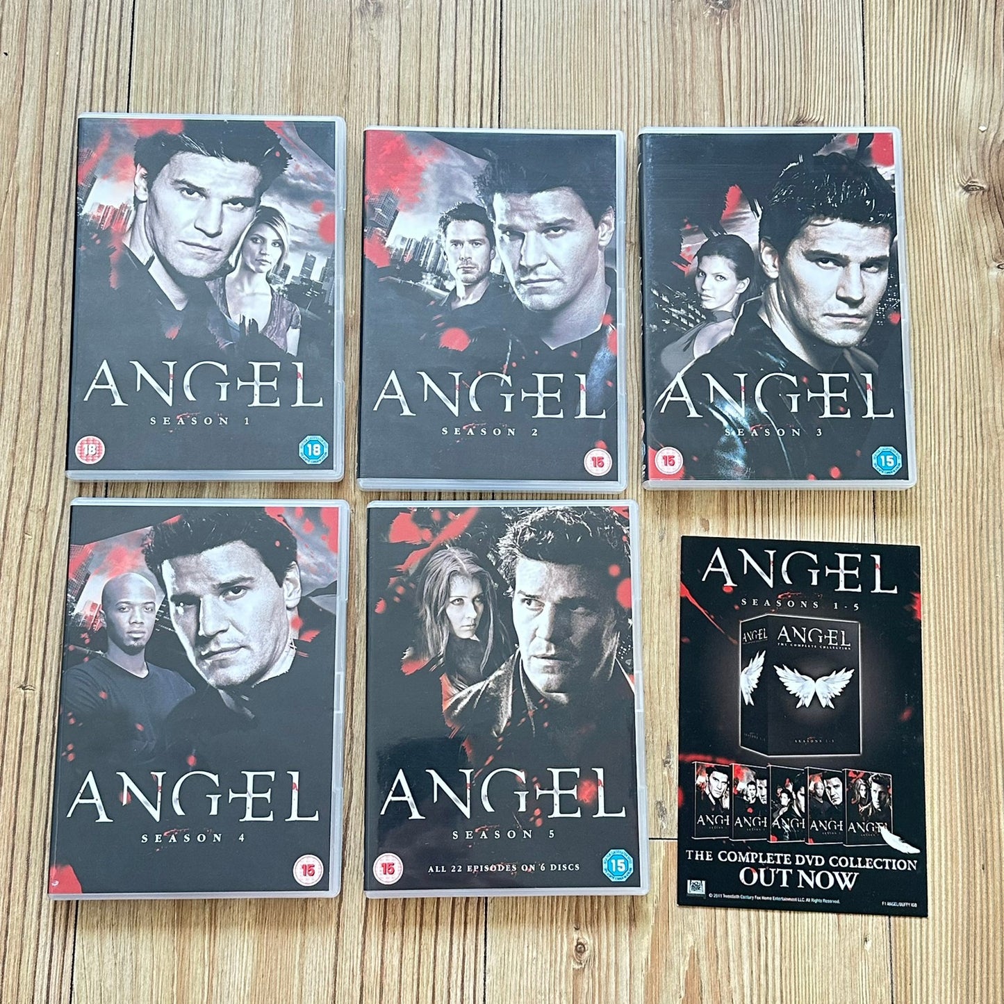 Angel - The Complete Series (DVD med norsk tekst) - Som ny !