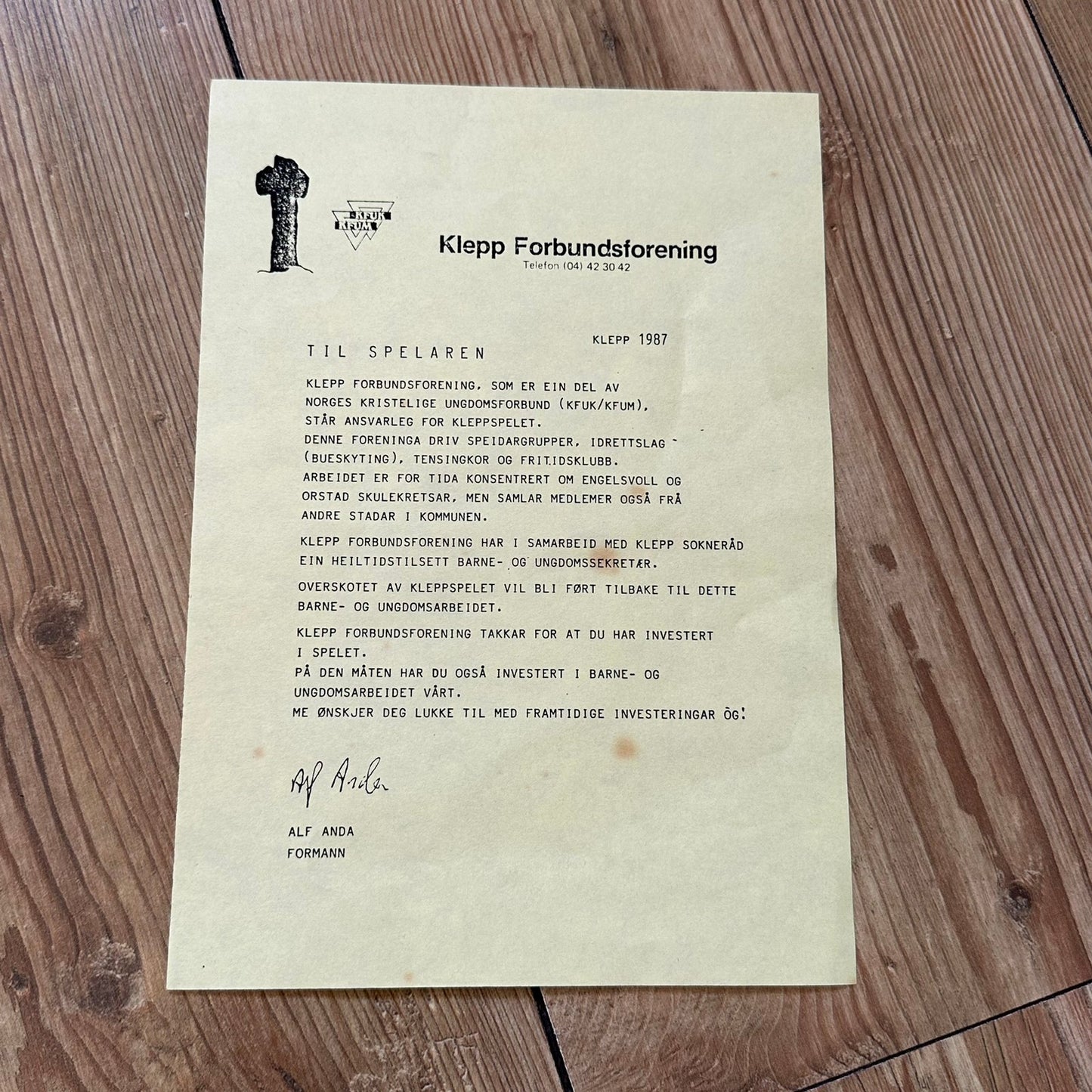 Kleppspelet (1987)