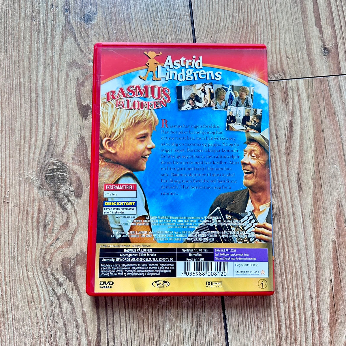 Rasmus på loffen (DVD)