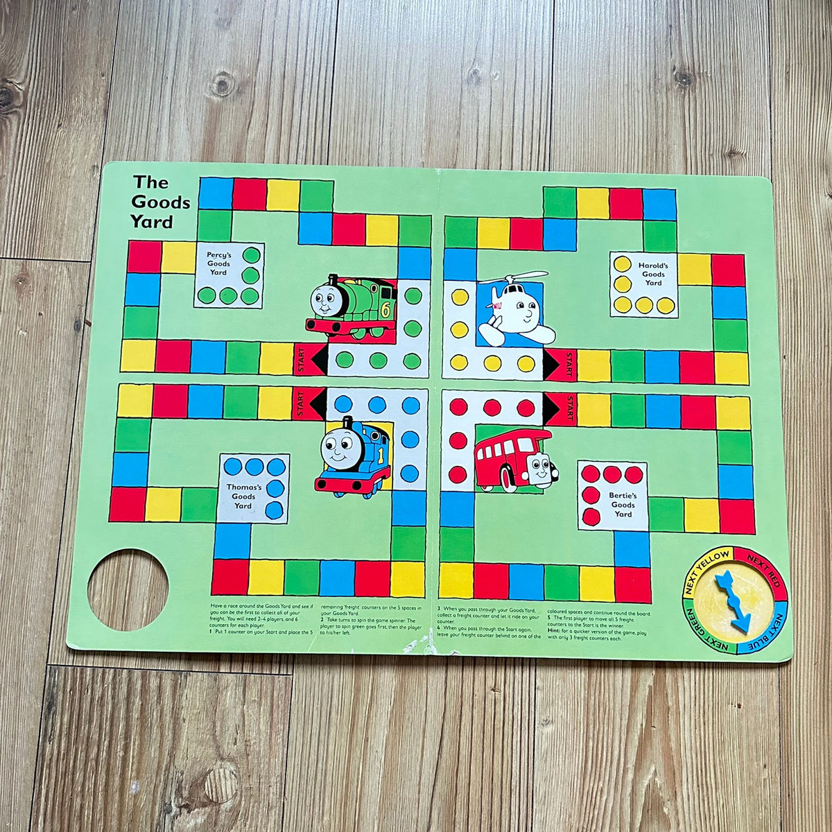 THOMAS Stor bok med Brettspill (1997)