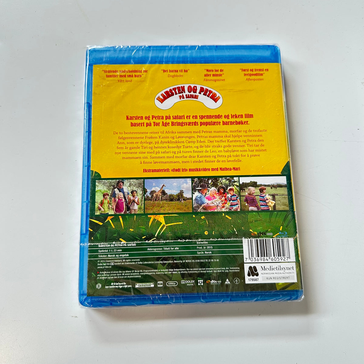 Karsten og Petra på safari (Blu-ray) - Ny i plast !