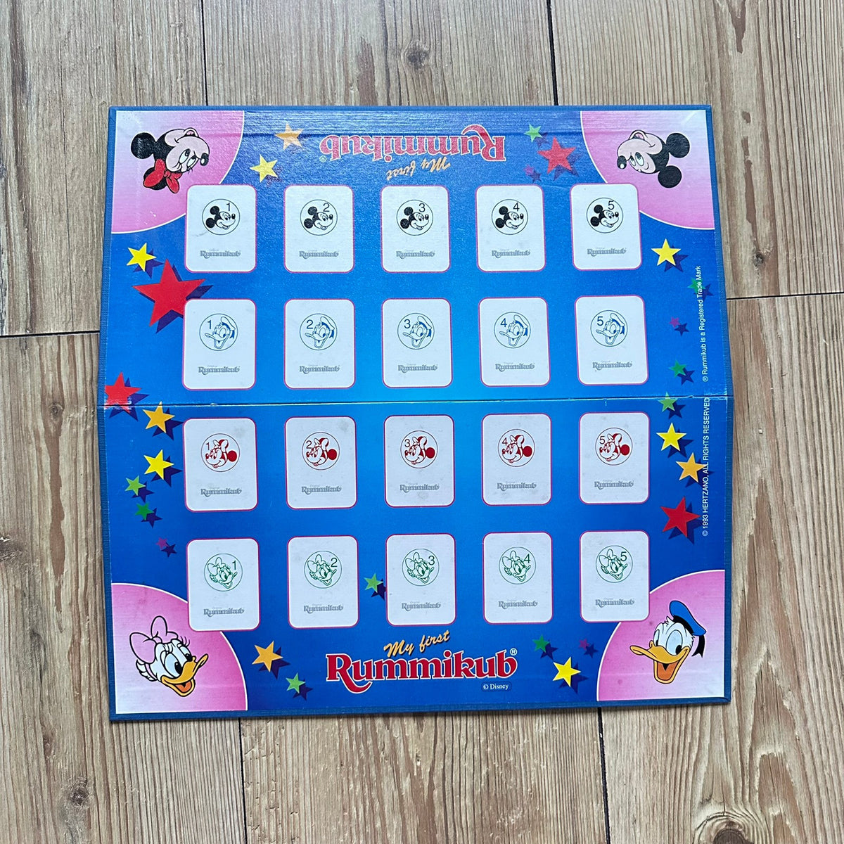 Disney Rummikub (Norsk utgave fra 1993) - Komplett !