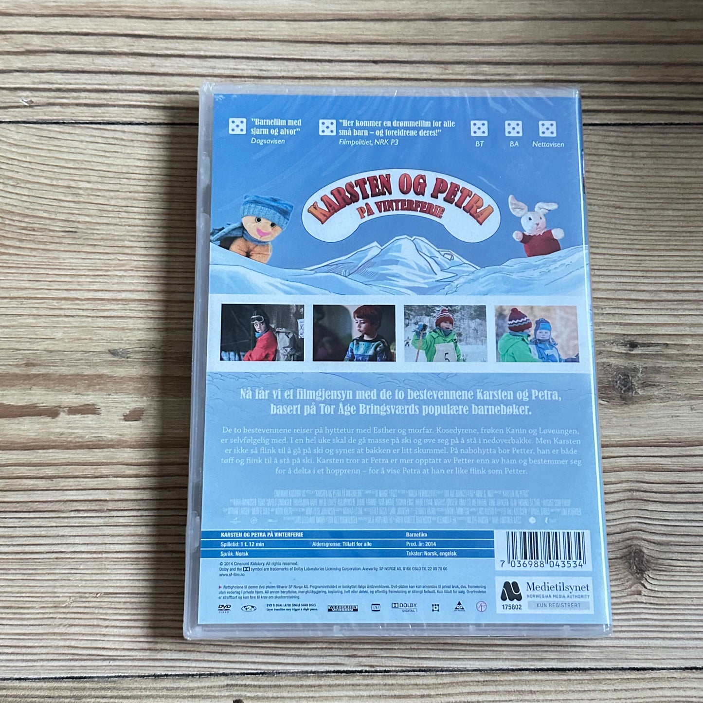 Karsten og Petra på vinterferie (DVD) Ny i plast!