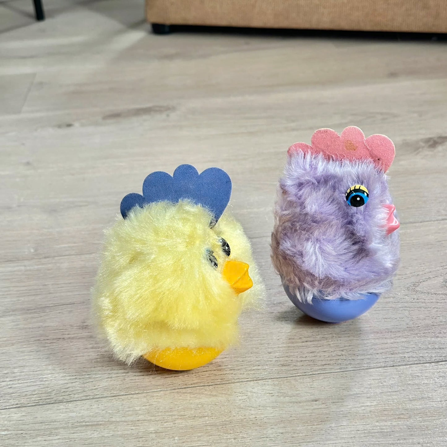 2 stk vintage Påskeegg kyllinger
