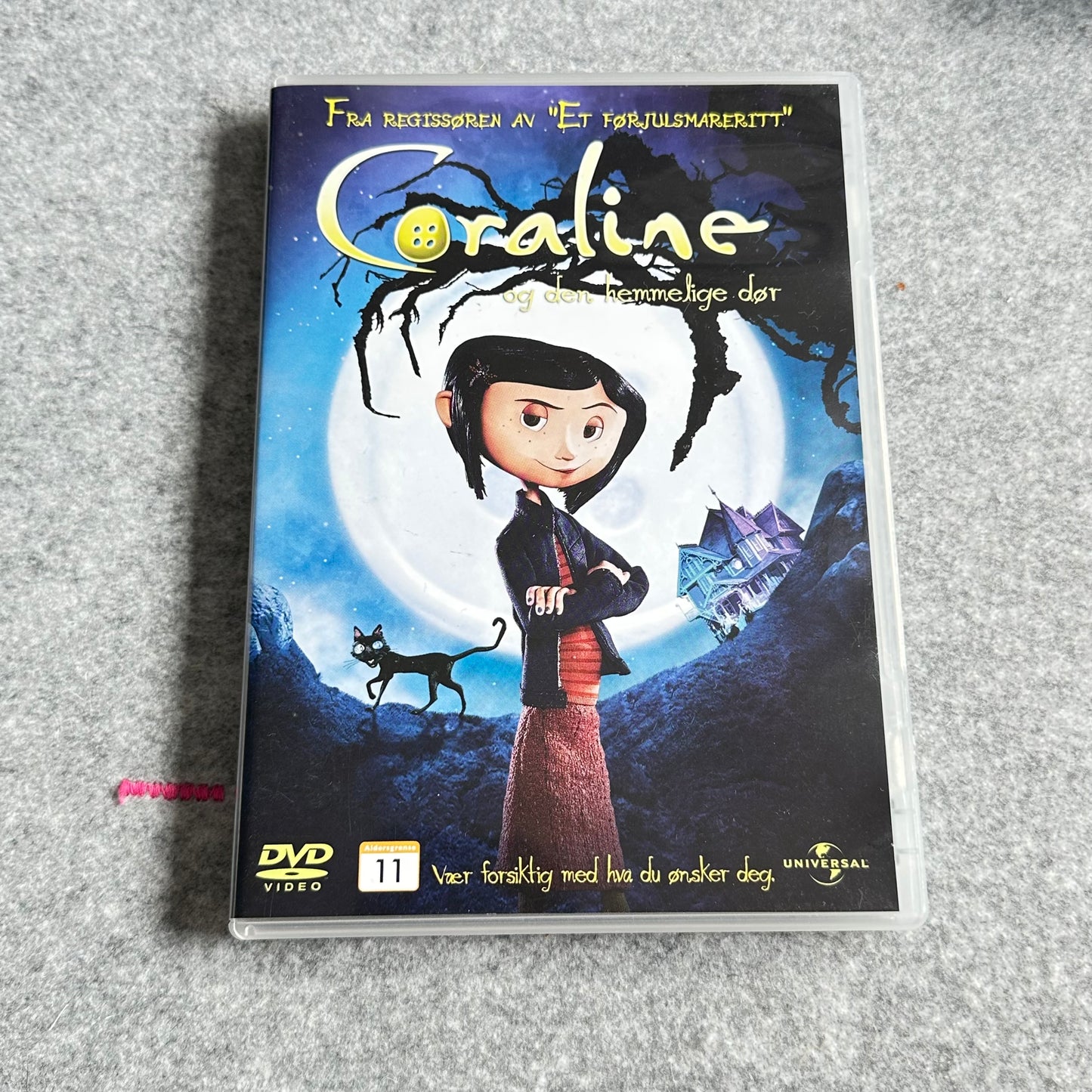 Coraline og den hemmelige dør (DVD) - Som ny

Norsk tekst