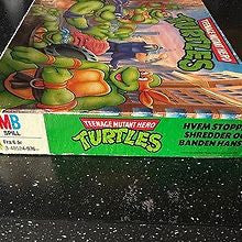 Teenage Mutant Hero Turtles brettspillet fra 1990