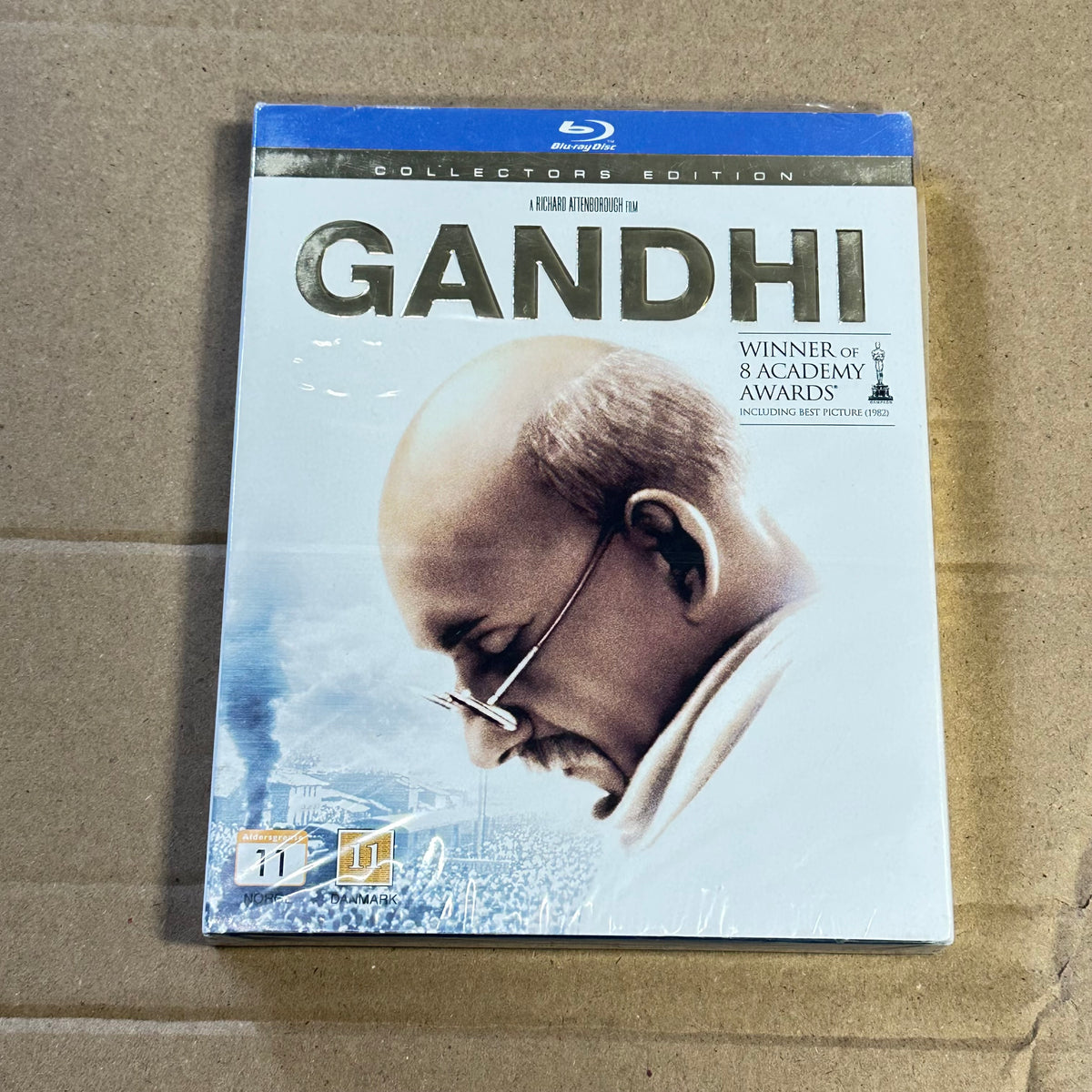 GHANDI - Collectors Edition  (Blu-ray) - Ny i plast !