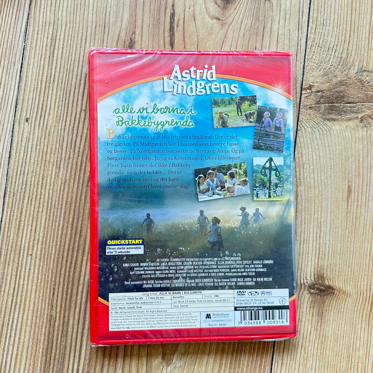 Alle vi barna i Bakkebygrenda (DVD)