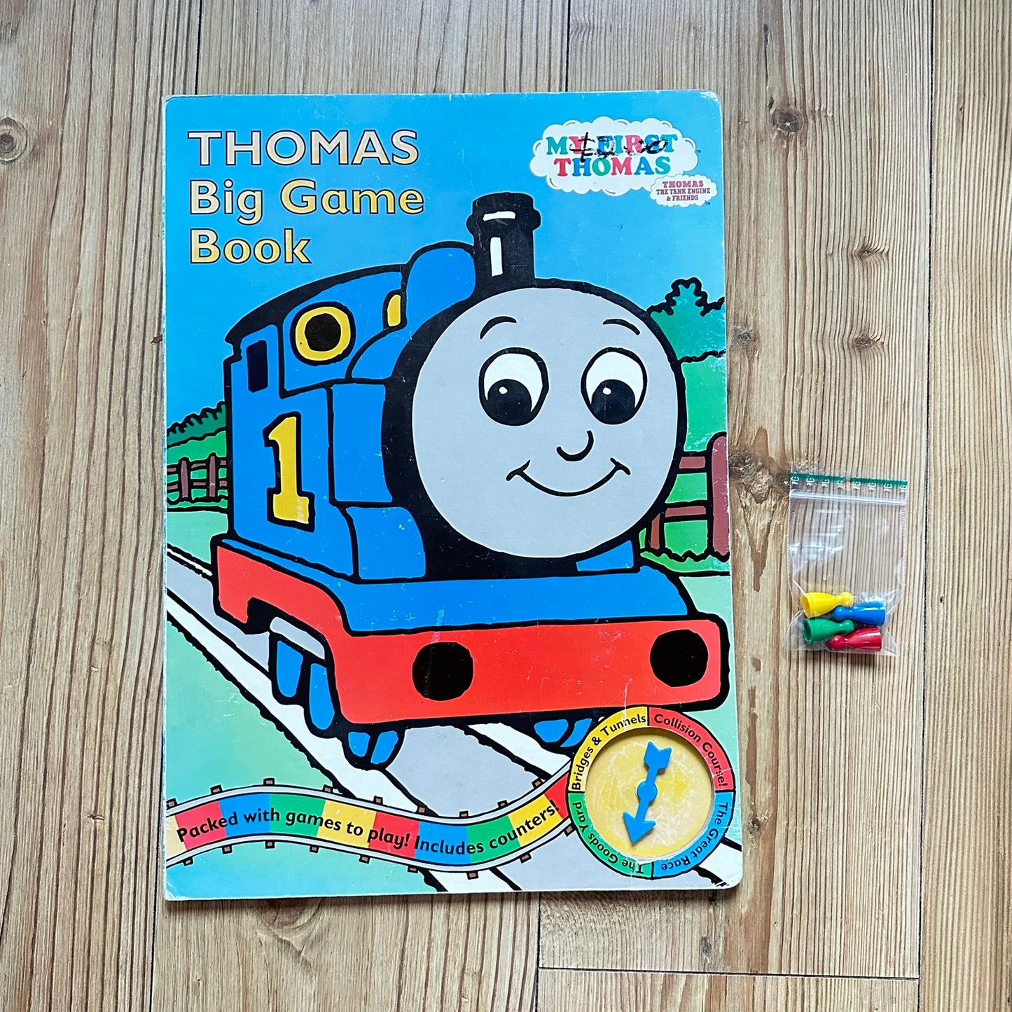 THOMAS Stor bok med Brettspill (1997)