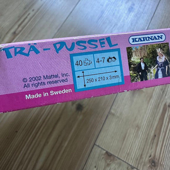 Barbie puslespill i tre fra 2002