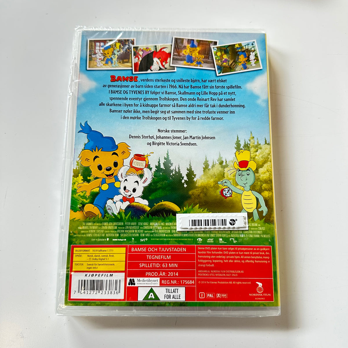 BAMSE og tyvenes by (DVD)  - Ny i plast !