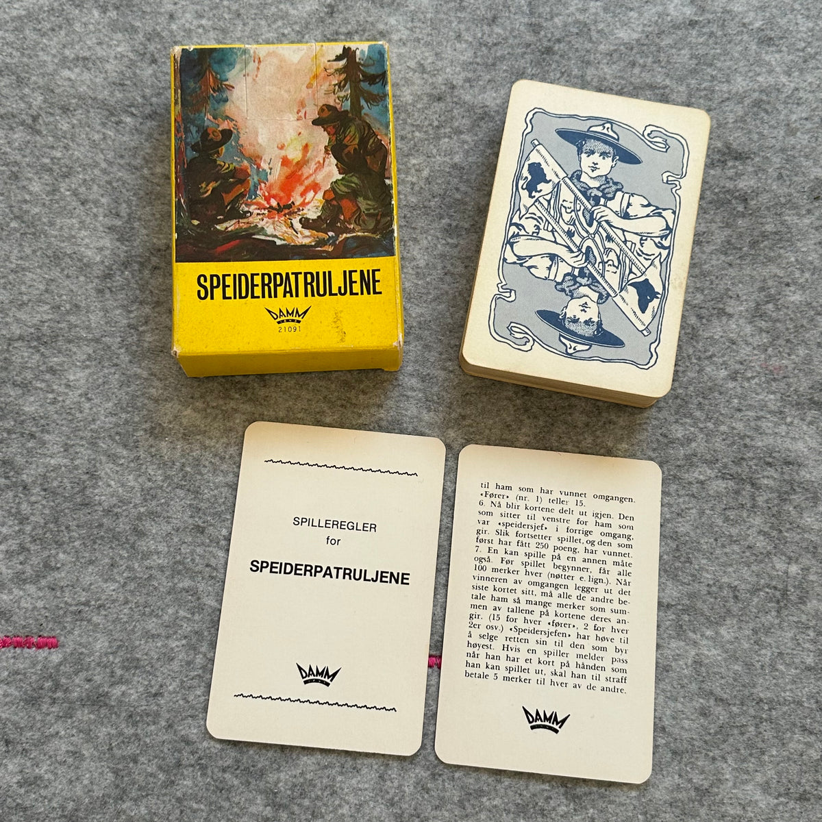 SPEIDERPATRULJENE et kortspill fra DAMM
