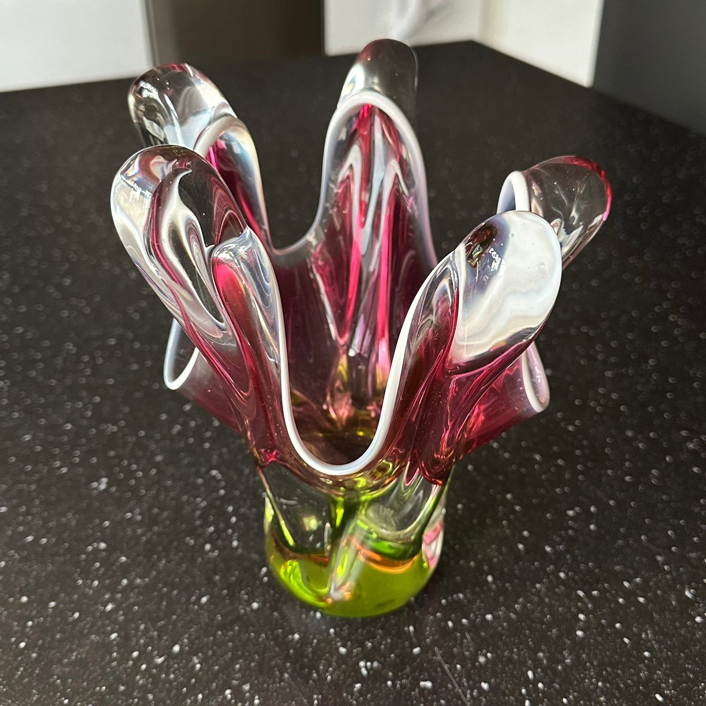 Josef Hospodka bohemia krystall vase fra 1960-tallet