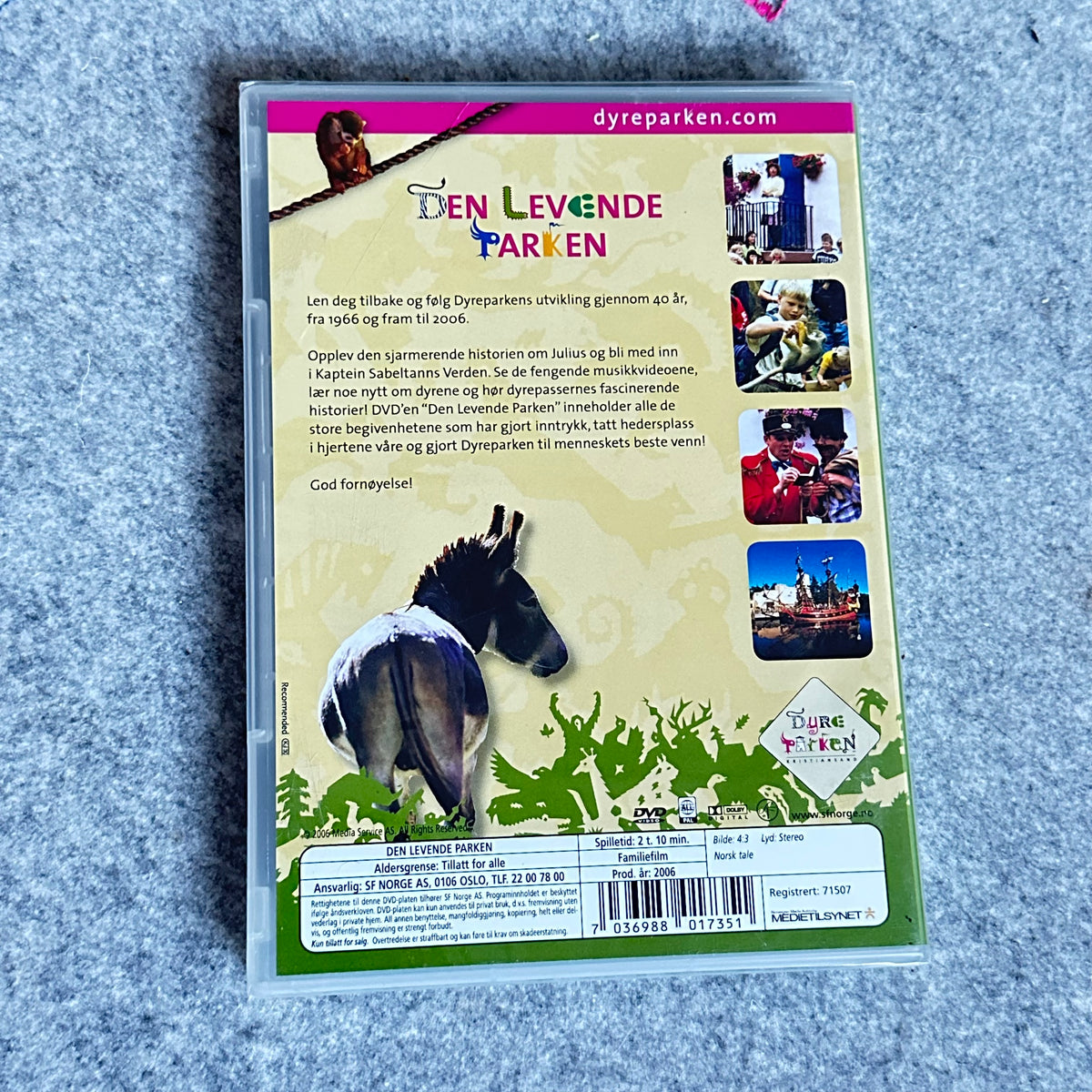 Den Levende Parken - Dyreparken (DVD) - Ny i plast