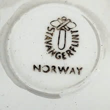7 sett med mocca-kopp + underskål fra Stavangerflint