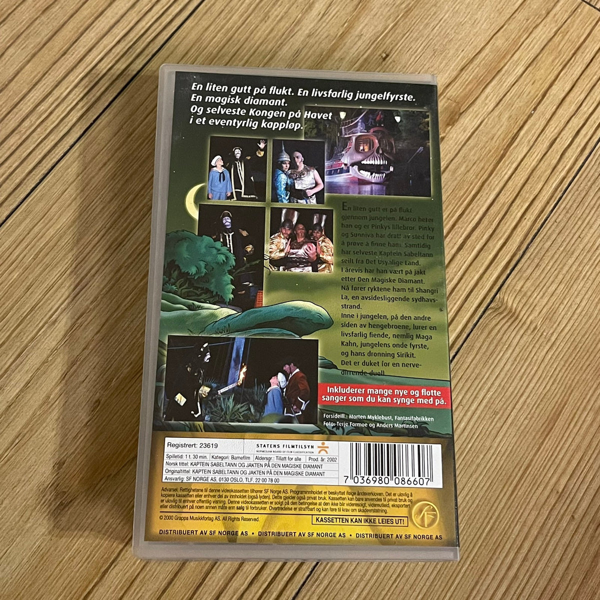 Kaptein Sabeltann - Jakten på den magiske diamant
(VHS)