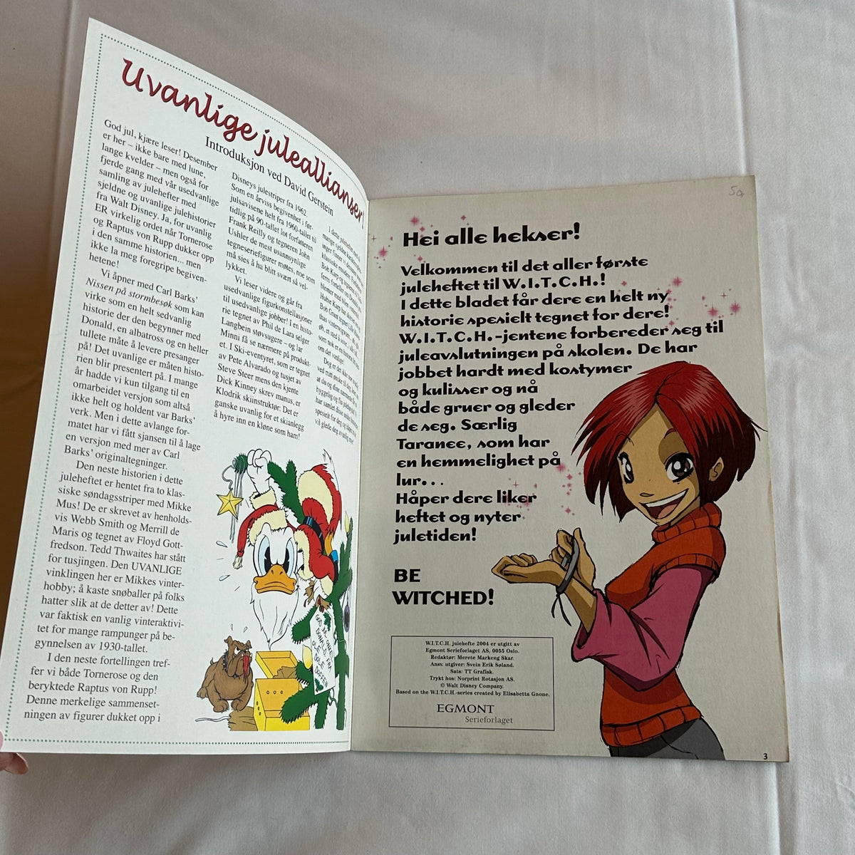 W.i.t.c.h. Julehefte 2004 (som ny !)