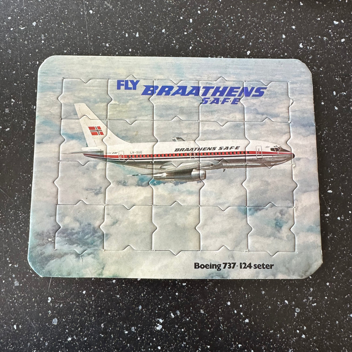 BRAATHENS SAFE BOEING 737 puslespill