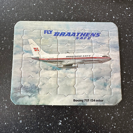BRAATHENS SAFE BOEING 737 puslespill