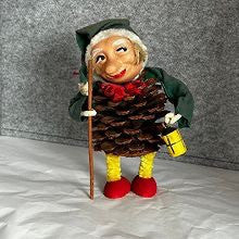 2 stk Store Gamle Konglenisser (20cm)