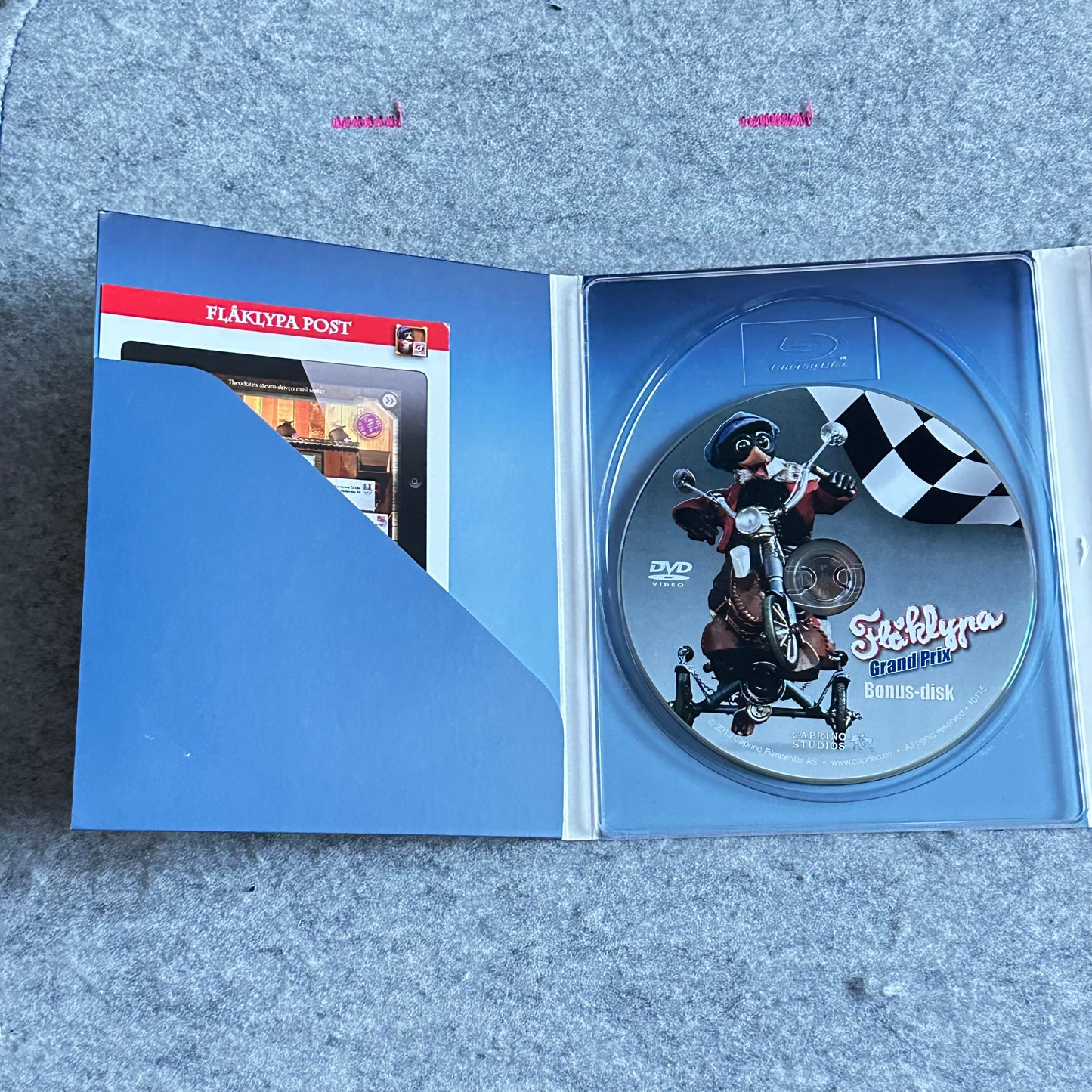 Flåklypa Grand Prix (Limited Edition) 2 disk utgave, Blu-ray + DVD (Som ny !)
