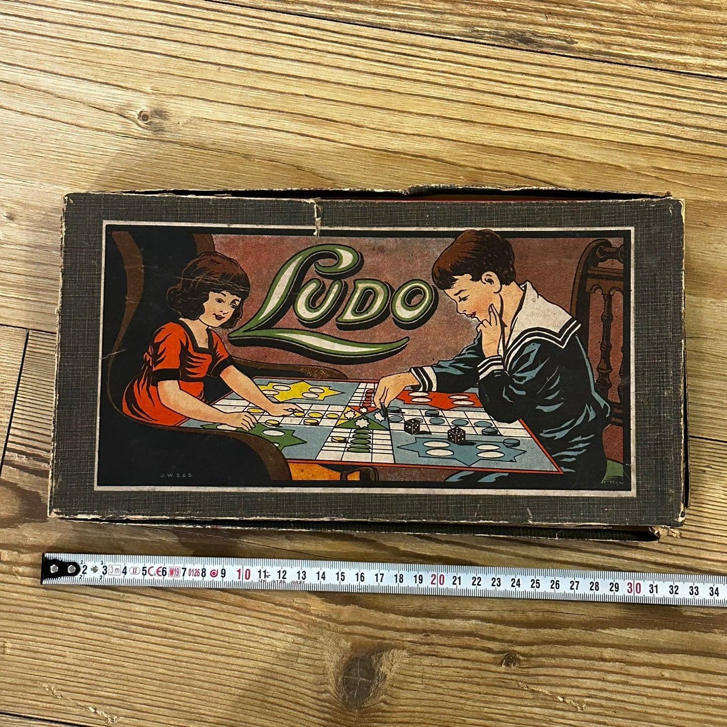 Gammelt LUDO fra tidlig 1930-tall