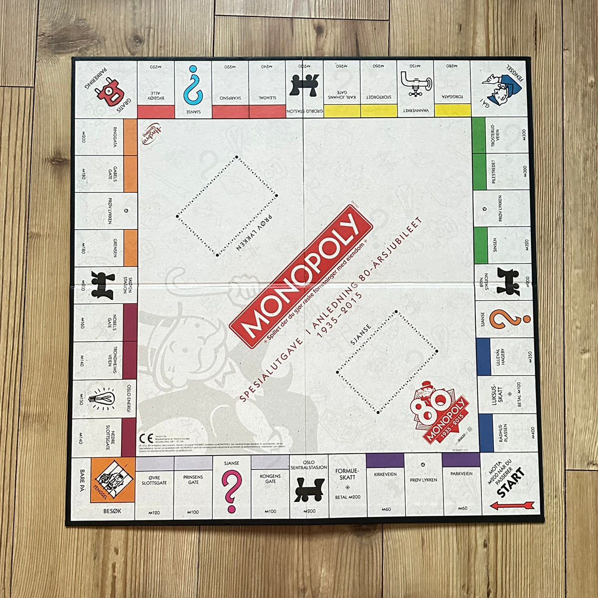 MONOPOLY Spesialutgave i anledning 80-års jubileet 1935-2015