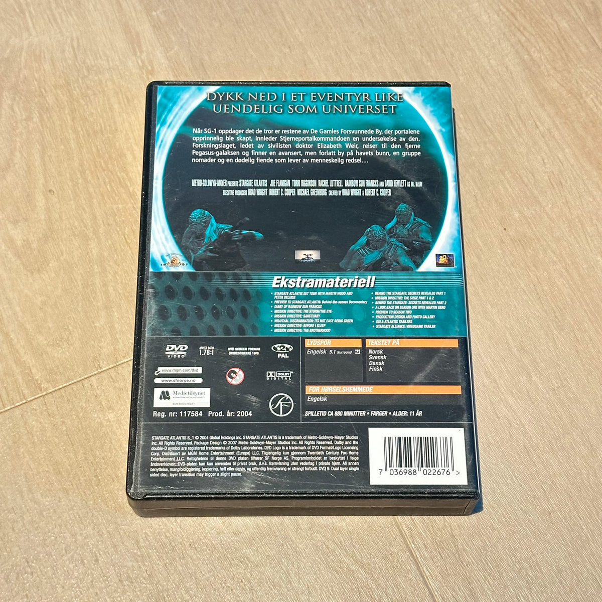 STARGATE ATLANTIS - komplett serie (DVD) Norsk tekst