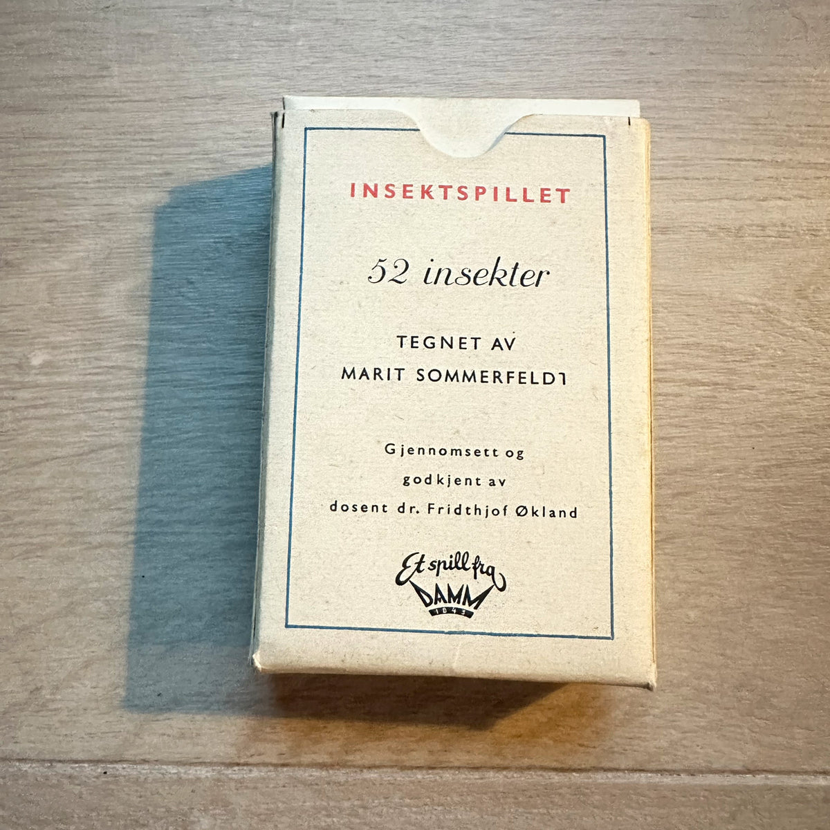 INSEKT SPILLET (Firkort)
Utgitt av: DAMM