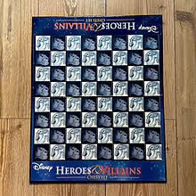 Disney sjakk HEROES & VILLAINS CHESS  (fra 2004)