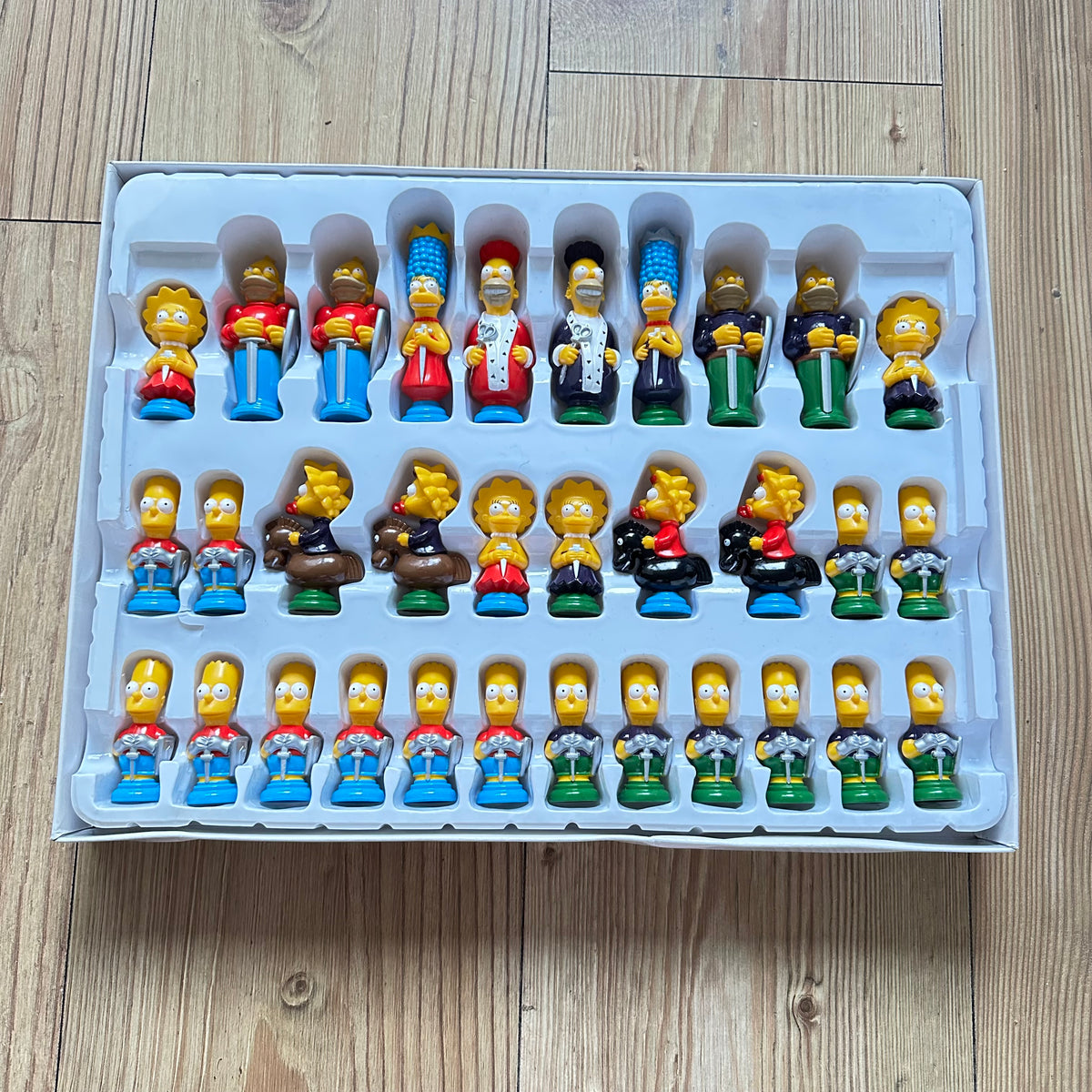 The SIMPSONS 3-D CHESS / SJAKK (fra 1991)
