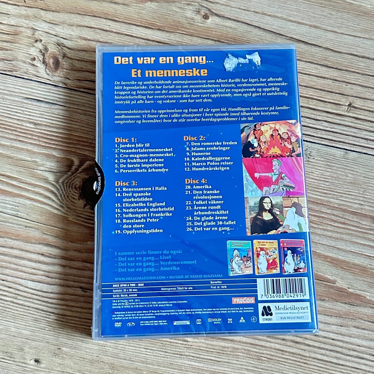 Det var engang Et Menneske (DVD) - Ny i plast!