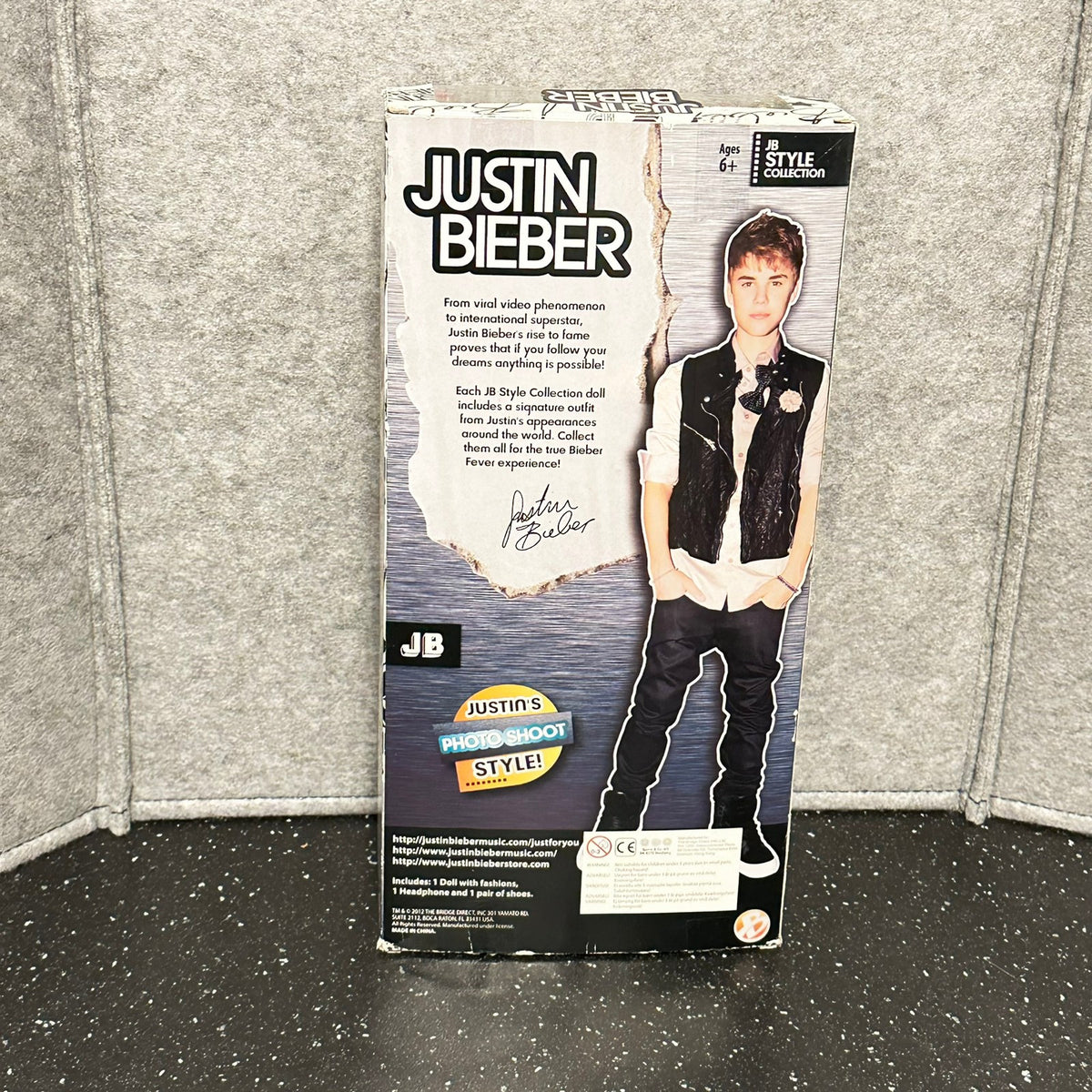 Justin Bieber dukke fra 2012