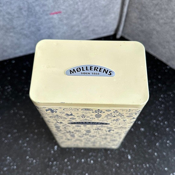 MØLLERENS metallboks (Oppbevaringsboks for mel) - ubrukt !