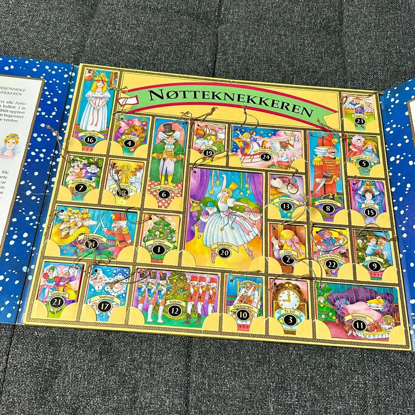 Nøtteknekkeren - Julekalender med 24 små bøker (fra 1998)