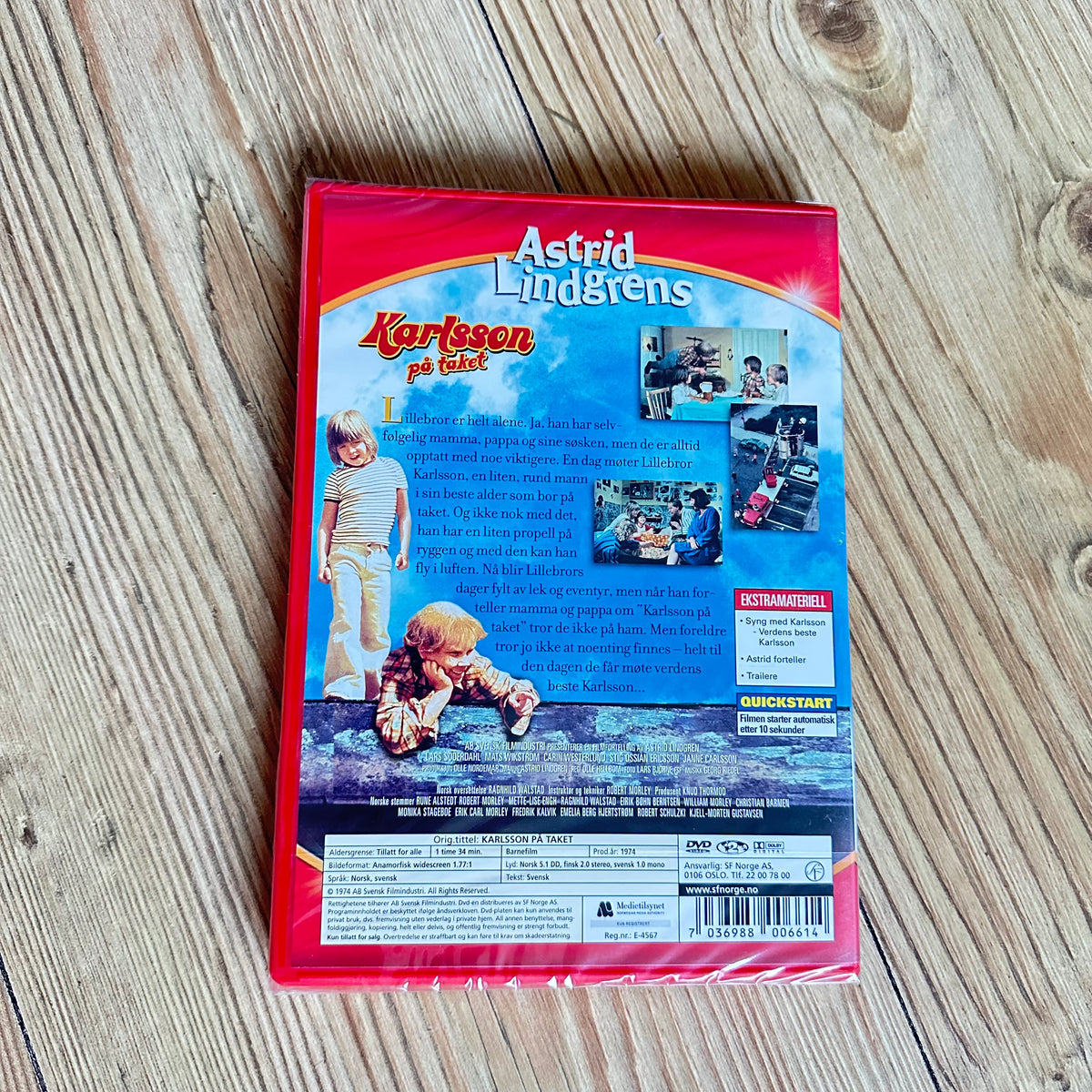Karlsson på taket (DVD) - Ny i plast!