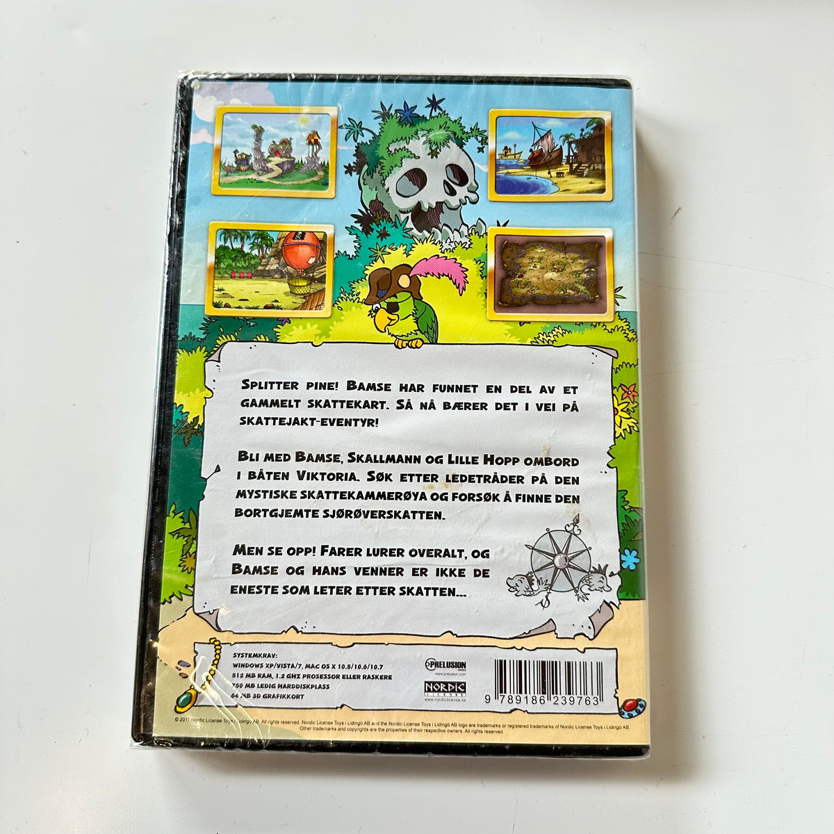 BAMSE og Sjørøverskatten (PC/Mac-spill) - Ny i plast !