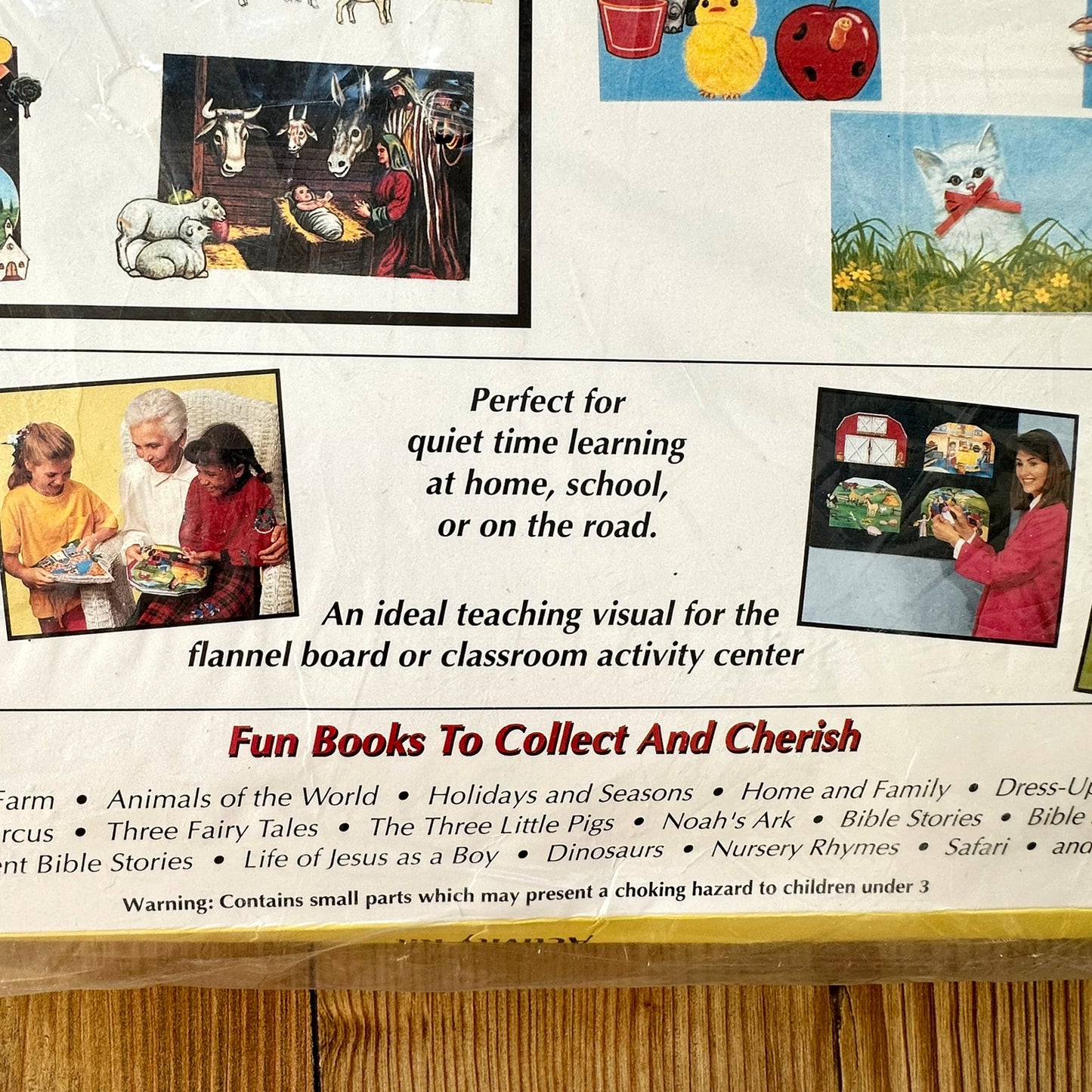 Betty Lukens Felt Activity Book Kit - Fortellinger fra Bibelen (1980) - Uåpnet !