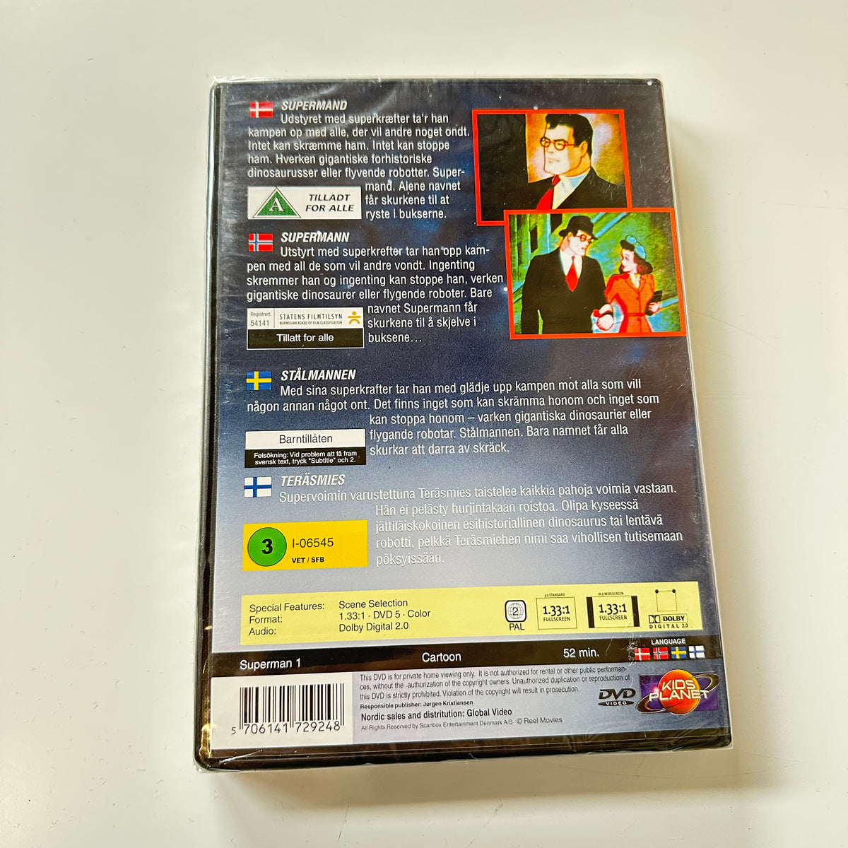 Superman 1 (DVD) - Ny i plast !