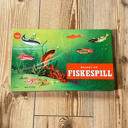 Gammelt MAGNETISK FISKESPILL (utgitt av DAMM)