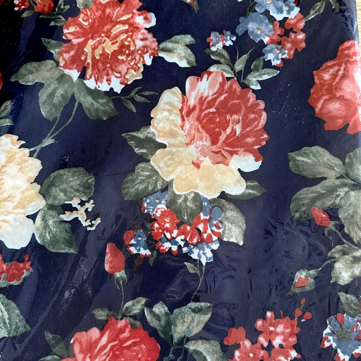 Vintage 2 x pakker med 10 meter stoff (10m x 1,6m)